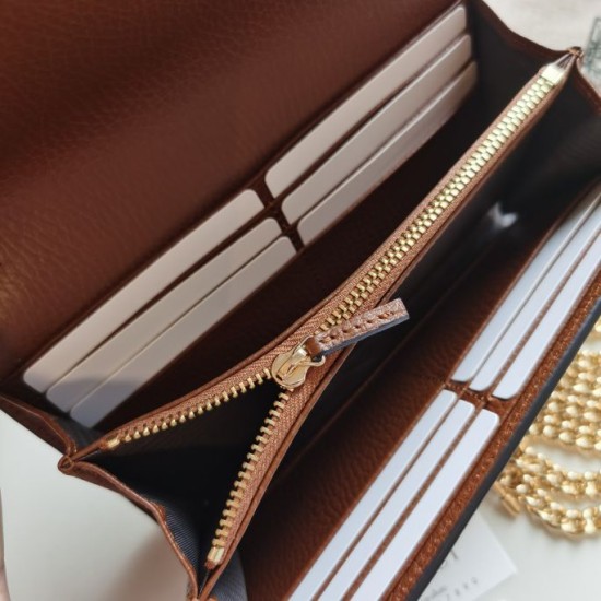 Fake Gucci Jackie 1961 Chain Wallet 652681 Blue Replica Fake Gucci Jackie 1961 Chain Wallet 652681 Blue Replica