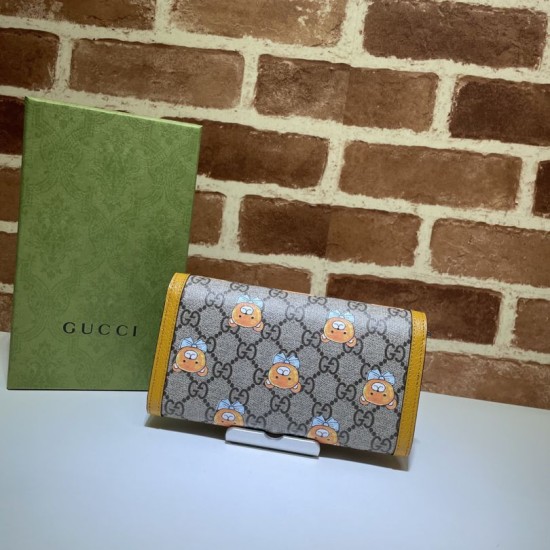 Fake Gucci X Doraemon Long Wallet 660509 Replica