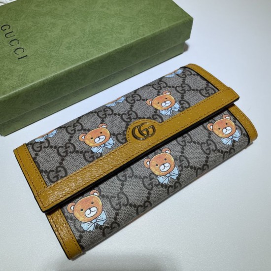Fake Gucci X Doraemon Long Wallet 660509 Replica