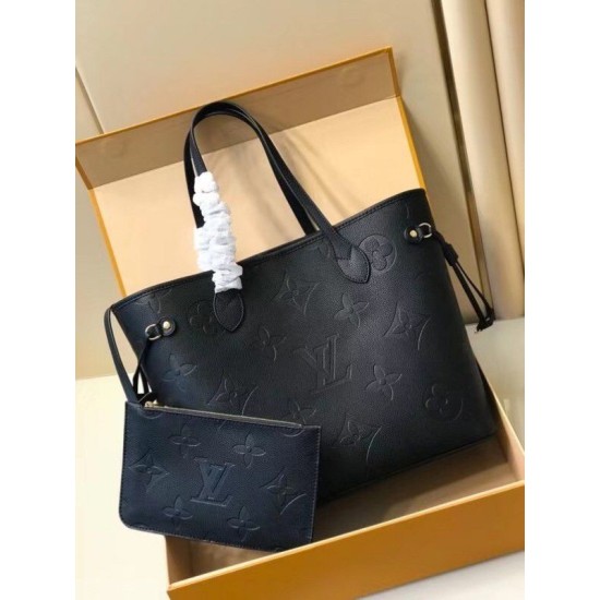 Fake Louis Vuitton Neverfull MM Bag Monogram Empreinte M45685 Replica