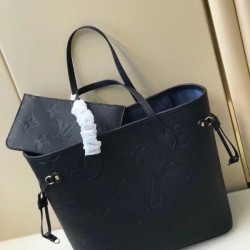 Fake Louis Vuitton Neverfull MM Bag Monogram Empreinte M45685 Replica