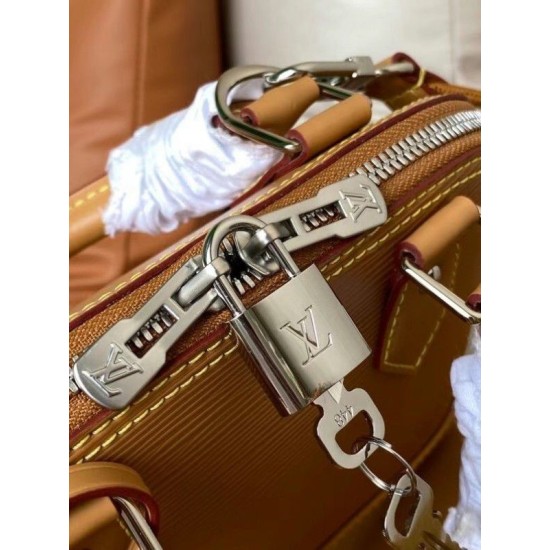 Replica Louis Vuitton Epi Alma BB Bag With Jacquard Strap M57540