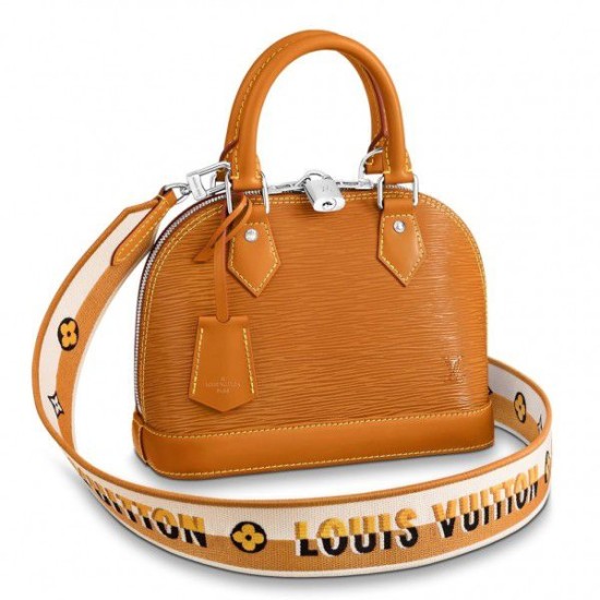 Replica Louis Vuitton Epi Alma BB Bag With Jacquard Strap M57540