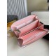 Replica Louis Vuitton Zippy Wallet Gradient Pink Mahina M80490