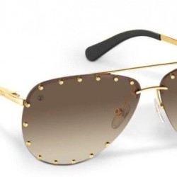 Replica Louis Vuitton Brown The Party Sunglasses Z0914U