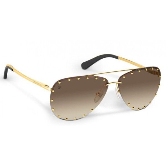 Replica Louis Vuitton Brown The Party Sunglasses Z0914U
