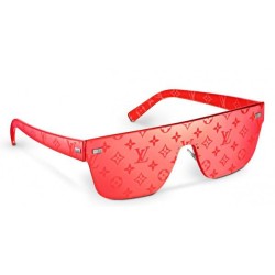Replica Louis Vuitton Red City Mask Monogram Sunglasses Z0992U
