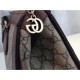 Replica Gucci Ophidia GG medium top handle bag 524537 Dark Coffee Fake Gucci Ophidia GG medium top handle bag 524537 Dark Coffee Replica
