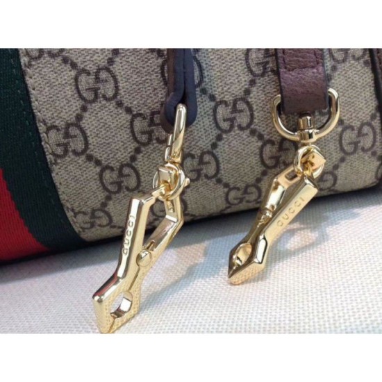 Replica Gucci Ophidia GG medium top handle bag 524537 Dark Coffee Fake Gucci Ophidia GG medium top handle bag 524537 Dark Coffee Replica
