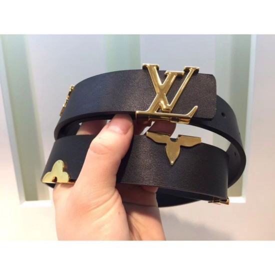 Replica Louis Vuitton Iconic Metallic Flowers 30mm Belt M9310U Fake Louis Vuitton Iconic Metallic Flowers 30mm Belt M9310U Replica