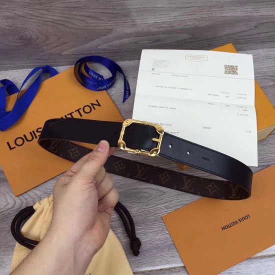 Replica Louis Vuitton Malletier Monogram 30mm Belt M9312U Fake Louis Vuitton Malletier Monogram 30mm Belt M9312U Replica