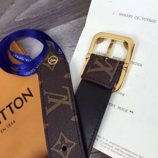 Replica Louis Vuitton Malletier Monogram 30mm Belt M9312U Fake Louis Vuitton Malletier Monogram 30mm Belt M9312U Replica