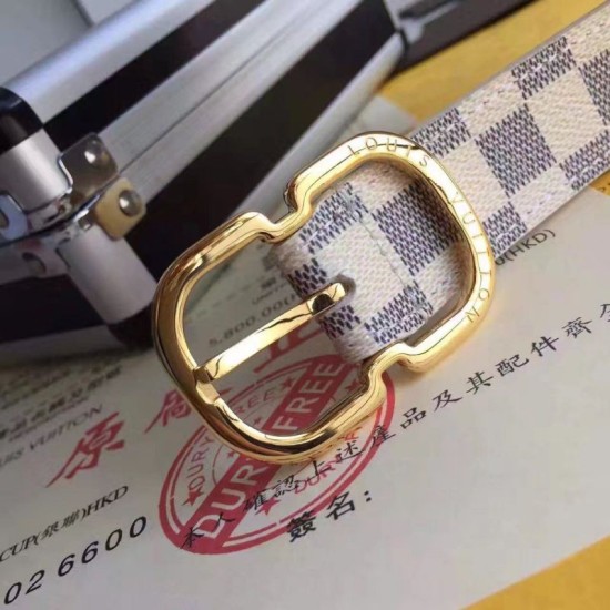 Replica Louis Vuitton Mini 25MM Belt Damier Azur M9782X Replica Louis Vuitton Mini 25MM Belt Damier Azur M9782X