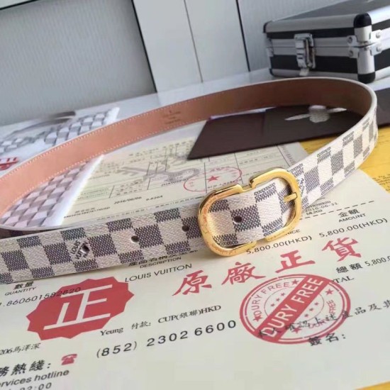 Replica Louis Vuitton Mini 25MM Belt Damier Azur M9782X Replica Louis Vuitton Mini 25MM Belt Damier Azur M9782X