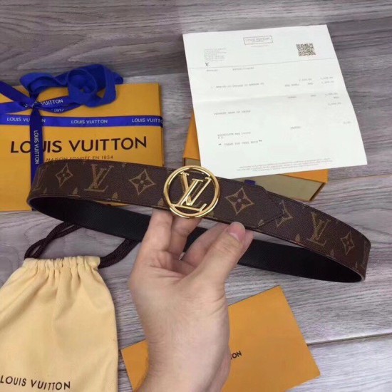 Replica Louis Vuitton Circle 35mm Reversible Belt M9935U Replica Louis Vuitton Circle 35mm Reversible Belt M9935U