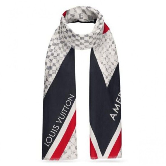 Replica Louis Vuitton White Latitude Stole M70494 Replica Louis Vuitton White Latitude Stole M70494