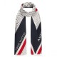 Replica Louis Vuitton White Latitude Stole M70494 Replica Louis Vuitton White Latitude Stole M70494