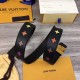 Replica Louis Vuitton New Wave 35mm Belt M0078V Black