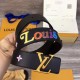 Replica Louis Vuitton New Wave 35mm Belt M0078V Black