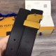 Replica Louis Vuitton New Wave 35mm Belt M0078V Black