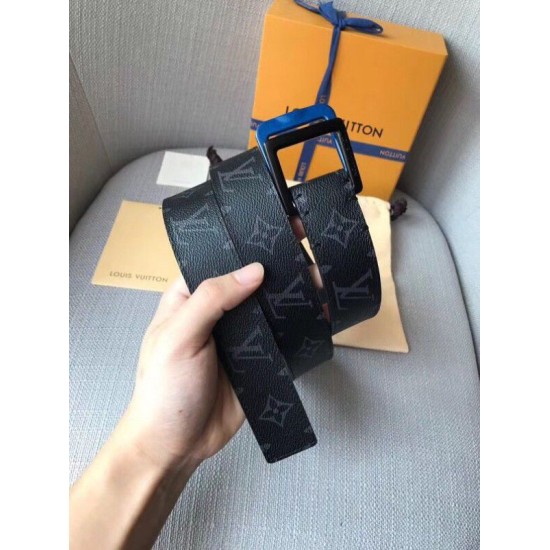 Replica Louis Vuitton Orbit 35mm Belt Monogram Eclipse M0136S
