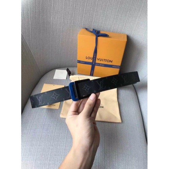 Replica Louis Vuitton Orbit 35mm Belt Monogram Eclipse M0136S