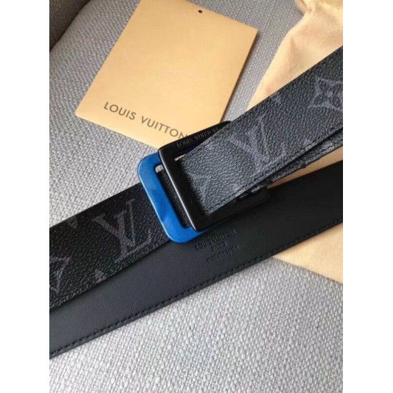 Replica Louis Vuitton Orbit 35mm Belt Monogram Eclipse M0136S