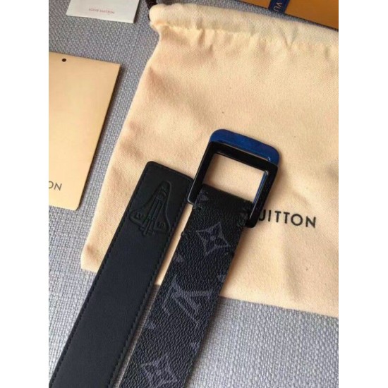 Replica Louis Vuitton Orbit 35mm Belt Monogram Eclipse M0136S