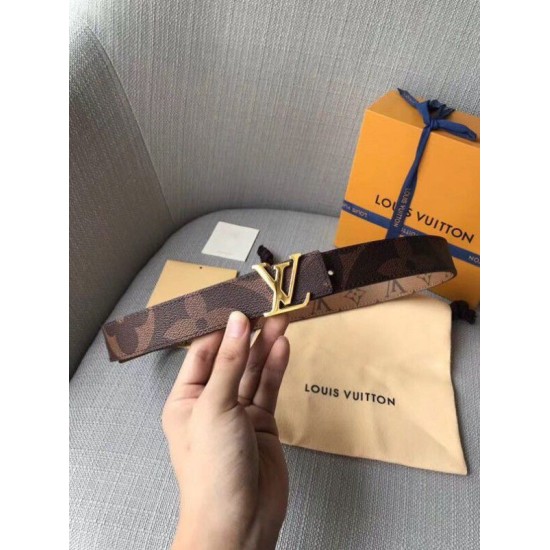 Replica Louis Vuitton Iconic 30mm Reversible Belt M0149U