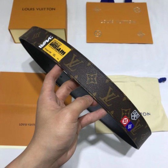 Fake Louis Vuitton Initiales 40mm Belt Monogram M0161U Replica