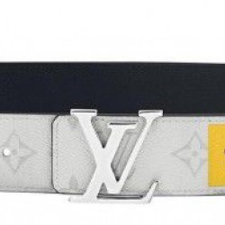 Replica Louis Vuitton Initiales 40mm Belt Monogram M0162U White 