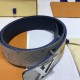 Replica Louis Vuitton Initiales 40mm Belt Monogram M0162U White 