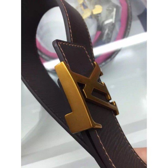 Replica Louis Vuitton Initiales Belt Utah Leather M6902Q