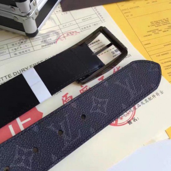 Replica Louis Vuitton Reverso 40mm Belt Monogram Eclipse M9044N