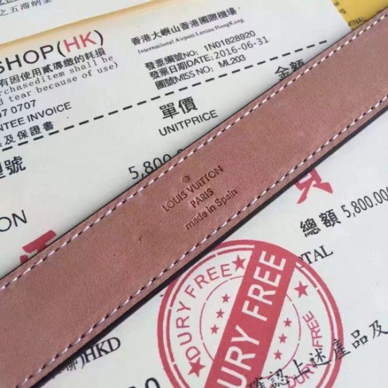 Replica Louis Vuitton Mini 25MM Belt Monogram Multicolor M9586W
