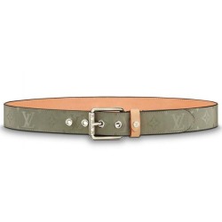 Fake Louis Vuitton Voyager 35mm Belt Monogram Titanium MP043U Replica