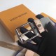 Fake Louis Vuitton Voyager 35mm Belt Monogram Titanium MP043U Replica
