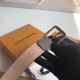 Fake Louis Vuitton Voyager 35mm Belt Monogram Titanium MP043U Replica