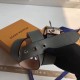 Fake Louis Vuitton Voyager 35mm Belt Monogram Titanium MP043U Replica