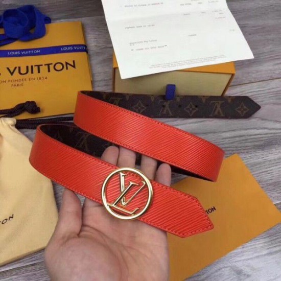 Replica Louis Vuitton  Circle 35mm Reversible Belt M9936U