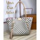 Fake Louis Vuitton  Propriano Tote Damier Azur N44027 White Replica