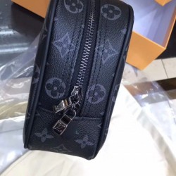 Replica Louis Vuitton Toiletry Bag GM Monogram Eclipse M43383