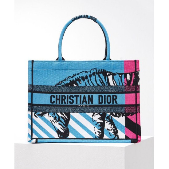 Replica Christian Dior Medium Dior Book Tote Blue Fake Christian Dior Medium Dior Book Tote Blue Replica
