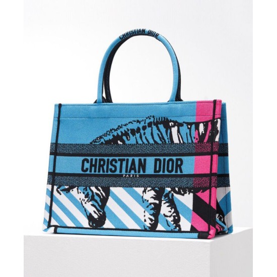 Replica Christian Dior Medium Dior Book Tote Blue Fake Christian Dior Medium Dior Book Tote Blue Replica
