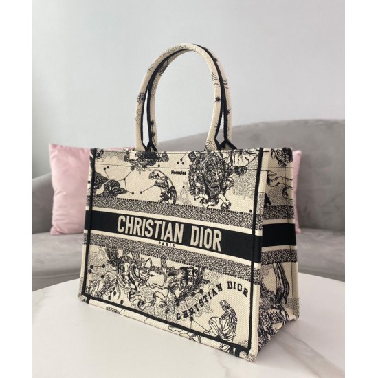 Replica Christian Dior Medium Dior Book Tote Cream Fake Christian Dior Medium Dior Book Tote Cream Replica