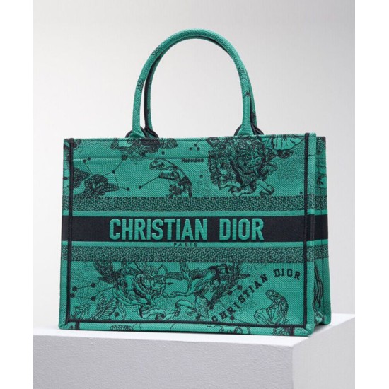 Replica Christian Dior Medium Dior Book Tote Green Replica Christian Dior Medium Dior Book Tote Green