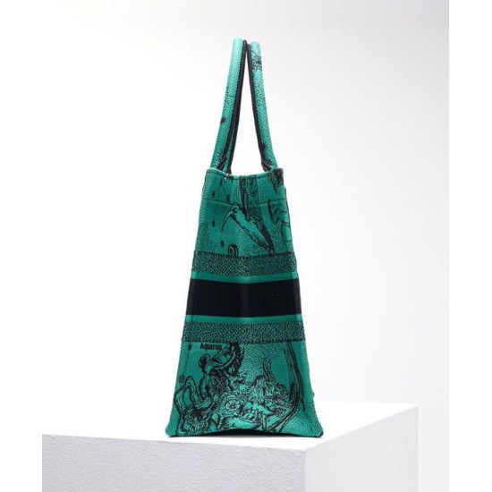 Replica Christian Dior Medium Dior Book Tote Green Replica Christian Dior Medium Dior Book Tote Green