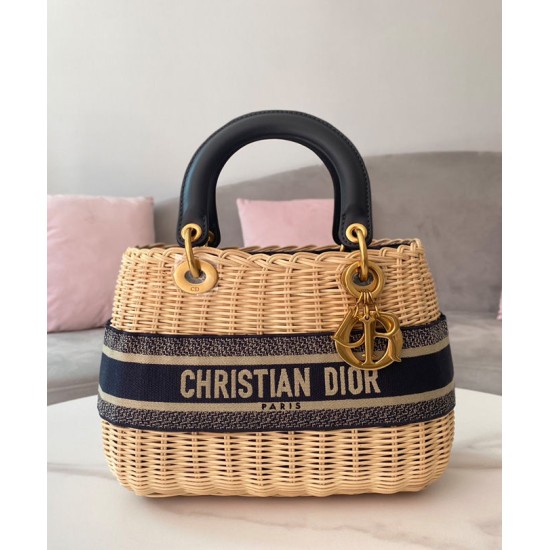 Fake Christian Dior Medium Lady Dior Bag Apricot Replica Replica Christian Dior Medium Lady Dior Bag Apricot
