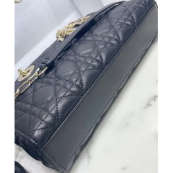 Fake Christian Dior Lady D-Joy Bag Black Replica Replica Christian Dior Lady D-Joy Bag Black