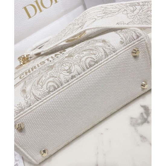 Replica Christian Dior Medium Lady D-Lite Bag Golden Replica Christian Dior Medium Lady D-Lite Bag Golden